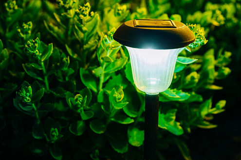 Lampe solaire jardin